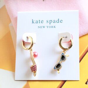 🌟Kate Spade🌟 Sweet Treasures Sunglasses & Sandals Earrings Gold